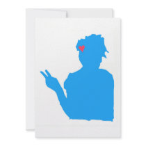 Blue Lady Invitation