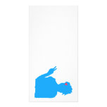Blue Lady Photo Card photo cards