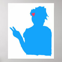 Blue Lady Poster