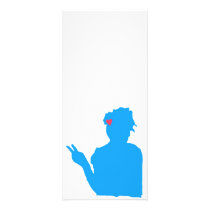 Blue Lady Rack Card
