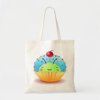 Blue Ladybug Cupcake Bag