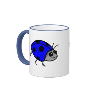 Blue Ladybug Mug - Proud To Be Different! mug