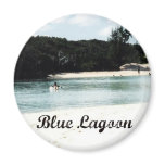 Blue Lagoon Refrigerator Magnets