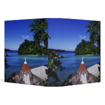 Blue Lagoon, Port Antonio, Jamaica 3 Ring Binder