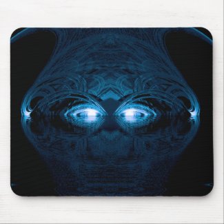 Blue Lake Creature Mouse Pad mousepad