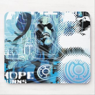 Blue Lantern Graphic 1 Mousepad