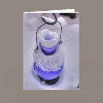 Blue Lantern in the Snow cards
