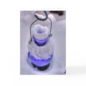 Blue Lantern in the Snow cards by EarthSmiles Blue Lantern in the Snow cards