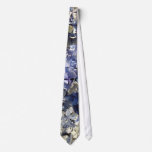 Blue Lavender Hydrangea Petals Neck Ties