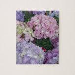 Blue Lavender Hydrangeas Jigsaw Puzzle