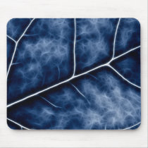 Blue Leaf Macro - Mousepad mousepads