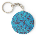 Blue leaf - multi-image key chains