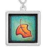 Blue Leaf necklace necklaces