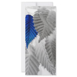 blue leafy custom rack cards