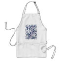 blue leaves aprons