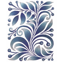 blue leaves t-shirts