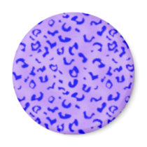 Blue Leopard magnets by christigmc Blue Leopard magnets