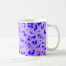 Blue Leopard Mug