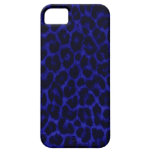 Blue Leopard Print iPhone 5 Case