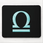Blue Libra mousepad