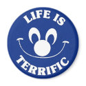 Blue Life Is TERRIFIC! Magnet