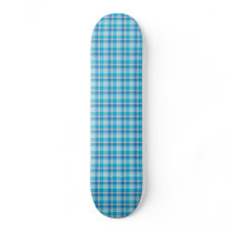 Blue Light Blue Plaid skateboards