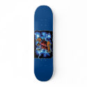 Blue Lighting Skateboard