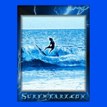 Blue Lightning Poster