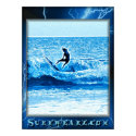 Blue Lightning Poster posters