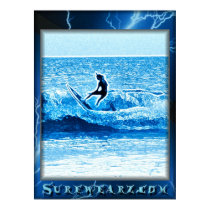 Blue Lightning Poster posters
