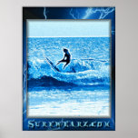 Blue Lightning Poster