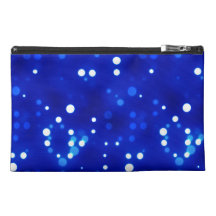 Blue Lights Polka Dot Pattern Travel Accessories Bag