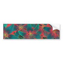 Blue Lilies Bumper Sticker