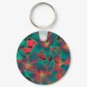 Blue Lilies Keychain