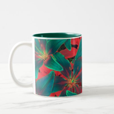 Blue Lilies Mug by