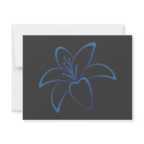 Blue Lily Custom Invitations