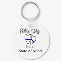 blue line hearts keychains by WivesBehindTheBadge blue line hearts keychains