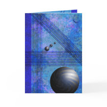 Blue Line Pattern cards by MoiraAshleigh Blue Line Pattern cards