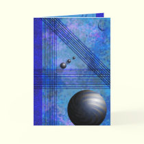 Blue Line Pattern cards by MoiraAshleigh Blue Line Pattern cards