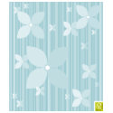 Blue Lines with Flowers t-shirts by EtTu_Design Blue Lines with Flowers t-shirts