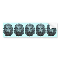 Blue Lions Bumper Sticker