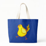 Blue Lipped Chick Canvas Bags