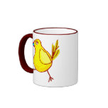 Blue Lipped Chick Coffee Mugs