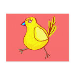 Blue Lipped Chick Post Card