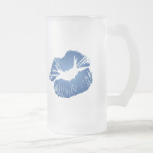 Blue Lips Coffee Mug