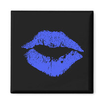 Blue Lips Magnet