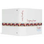 Blue Lips Makeup Binder Portfolio
