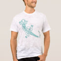 Blue Lizard T-Shirt by Noir_et_Blanc Blue Lizard T-Shirt