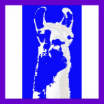 Blue llama posters
