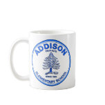 Blue logo coffee mug